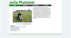 Desktop Screenshot of juliaplummer.com